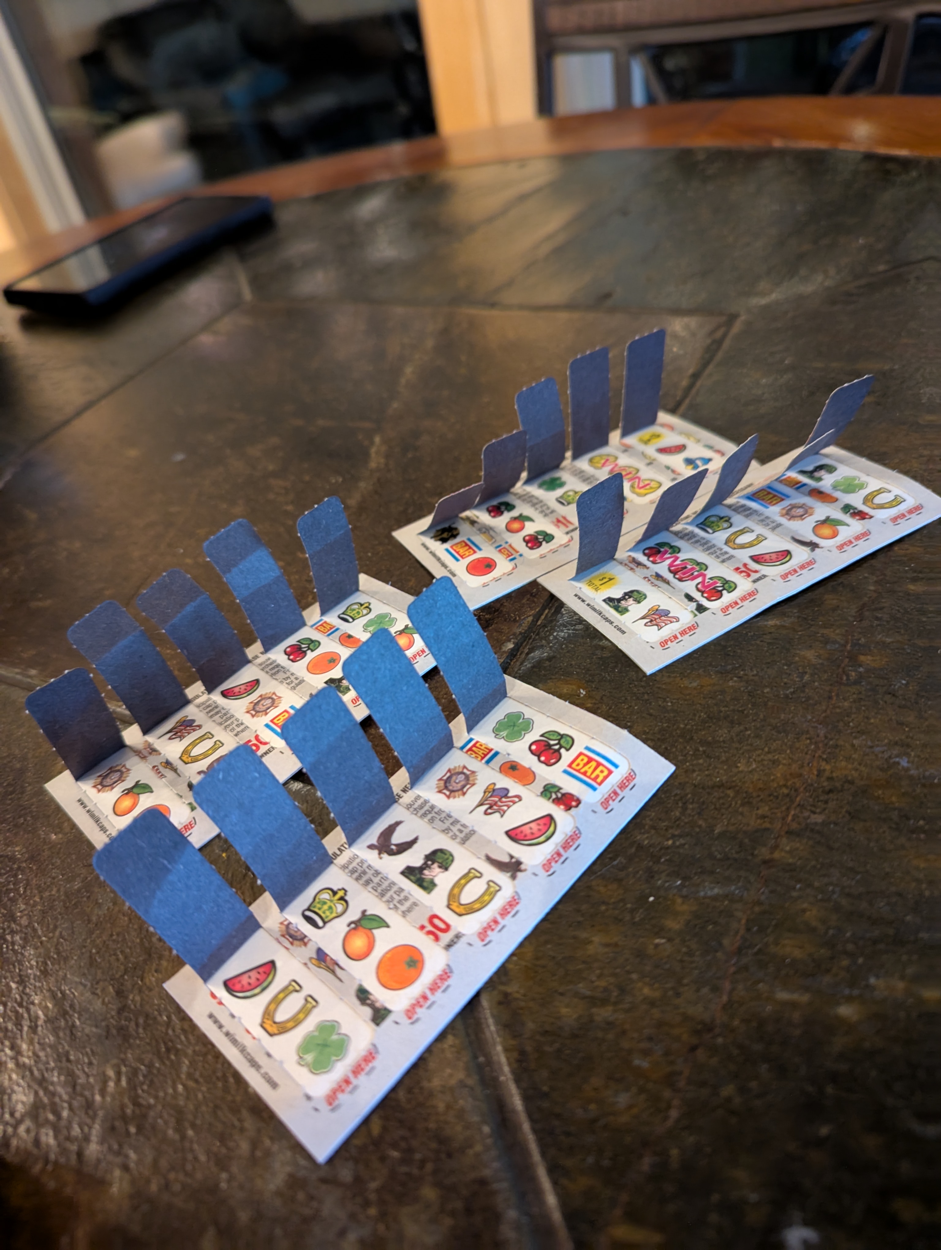 Pull tabs